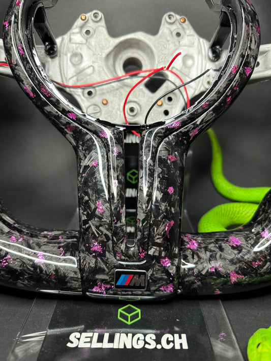 BMW Sportlenkrad Forged Carbon Farbsplitter (LED) F-Serie