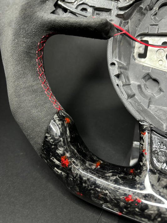 Audi Sportlenkrad Forged Carbon Farbsplitter (LED)