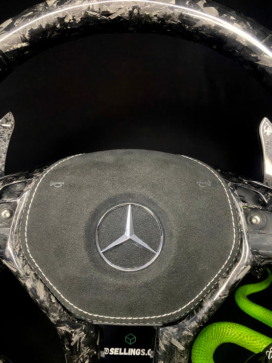 Mercedes AMG Sportlenkrad Forged Carbon (LED)