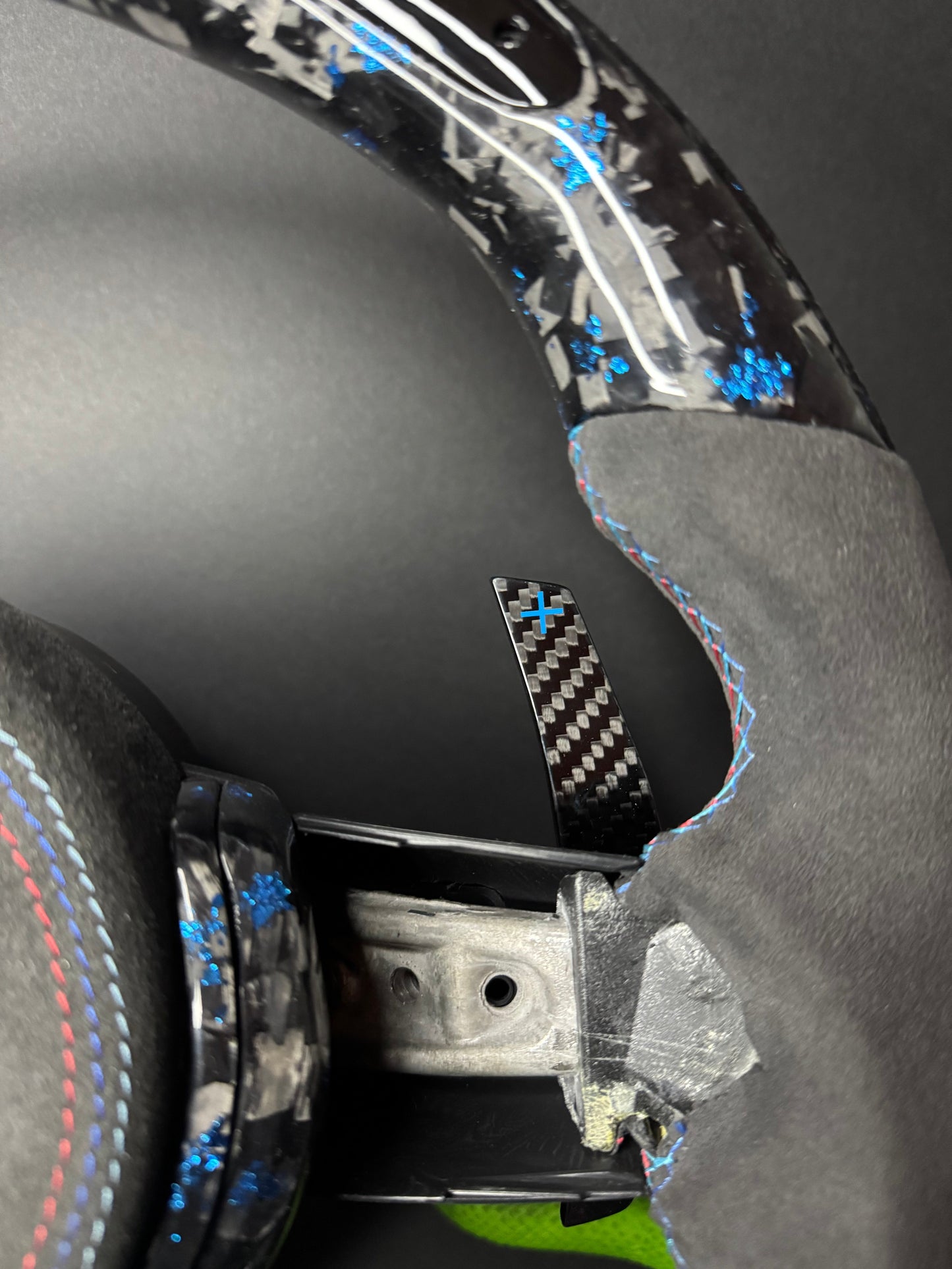 BMW Sportlenkrad Forged Carbon Farbsplitter (LED) F-Serie