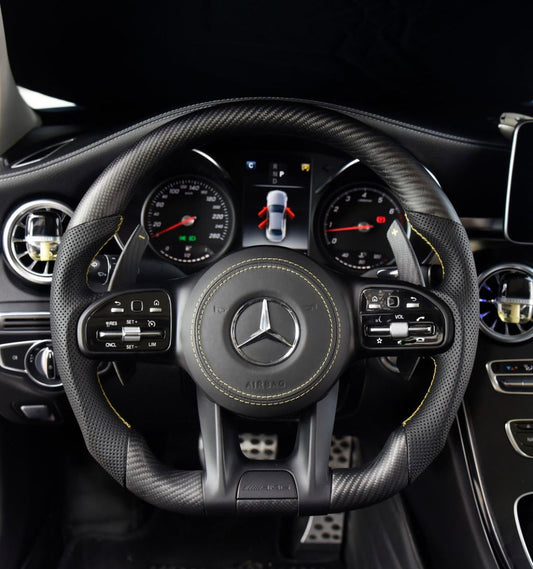 Mercedes AMG Sportlenkrad Carbon Matt