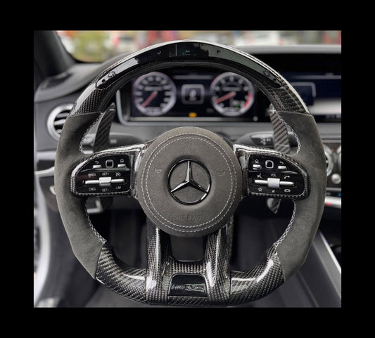 Mercedes AMG Sportlenkrad Carbon LED (Upgrade auf Facelift)