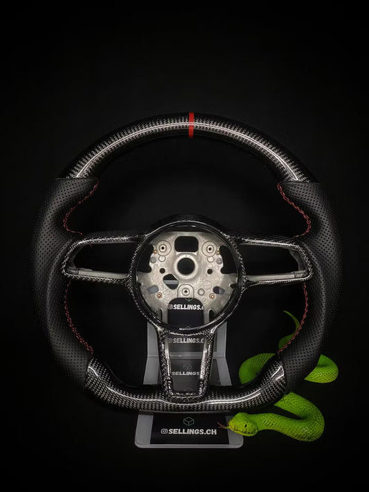 Porsche Sportlenkrad Carbon (LED)