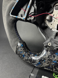 Chevrolet Camaro Sportlenkrad Forged Carbon Farbsplitter (LED)