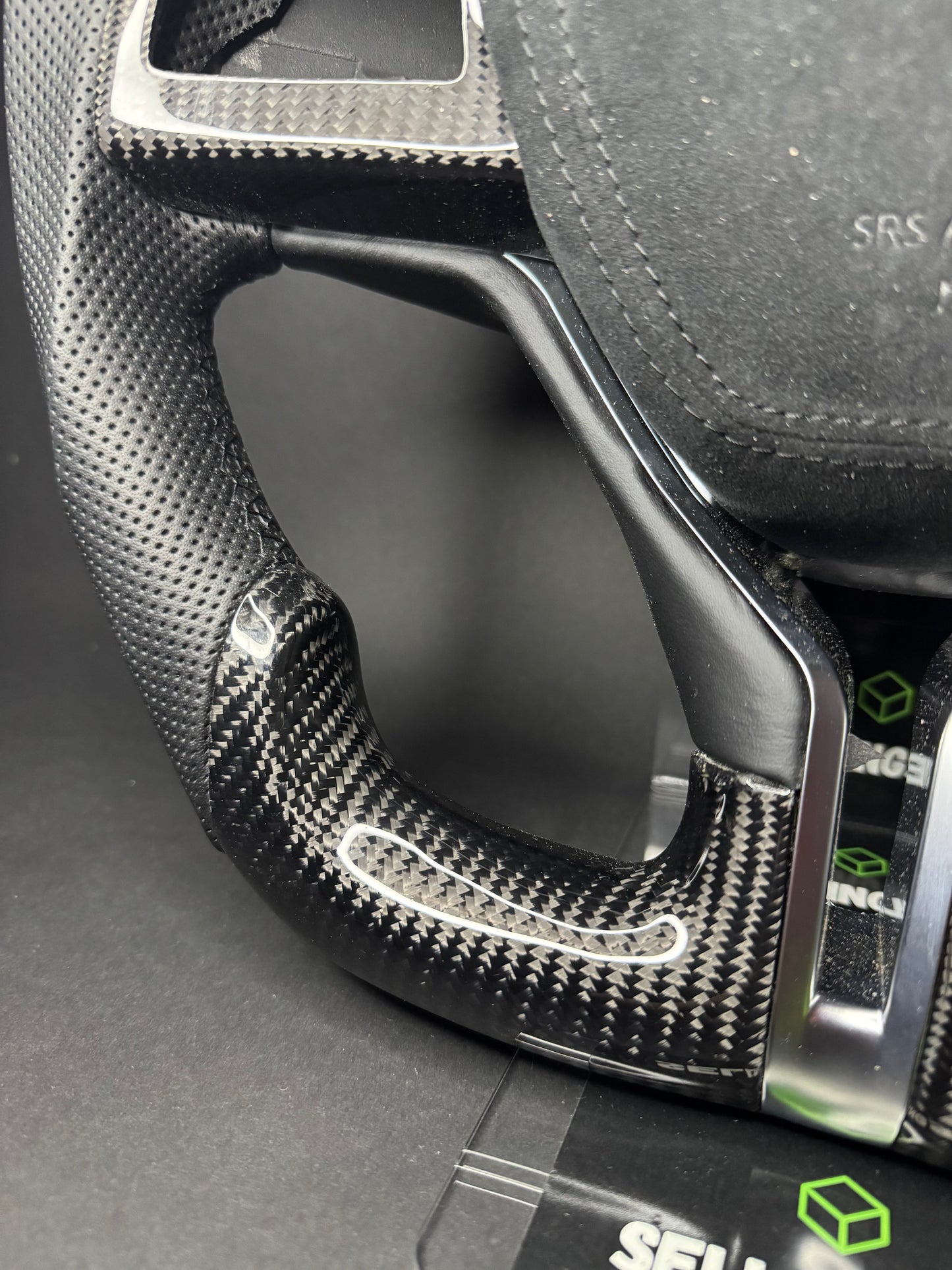 Maserati Sportlenkrad Carbon (LED)