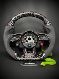 Audi Sportlenkrad Forged Carbon Farbsplitter