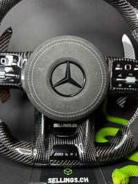 Mercedes AMG Sportlenkrad Carbon LED (Upgrade auf Facelift)
