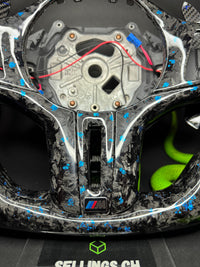 BMW Sportlenkrad Forged Carbon Farbsplitter (LED) G-Serie