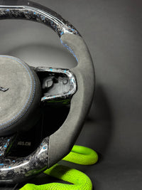 Jaguar Sportlenkrad Forged Carbon Farbsplitter (LED)