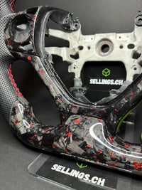 Honda Sportlenkrad Forged Carbon Farbsplitter