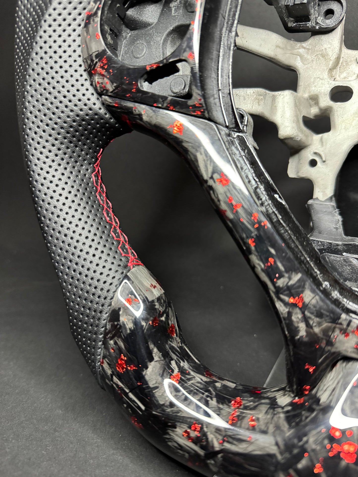 Honda Sportlenkrad Forged Carbon Farbsplitter