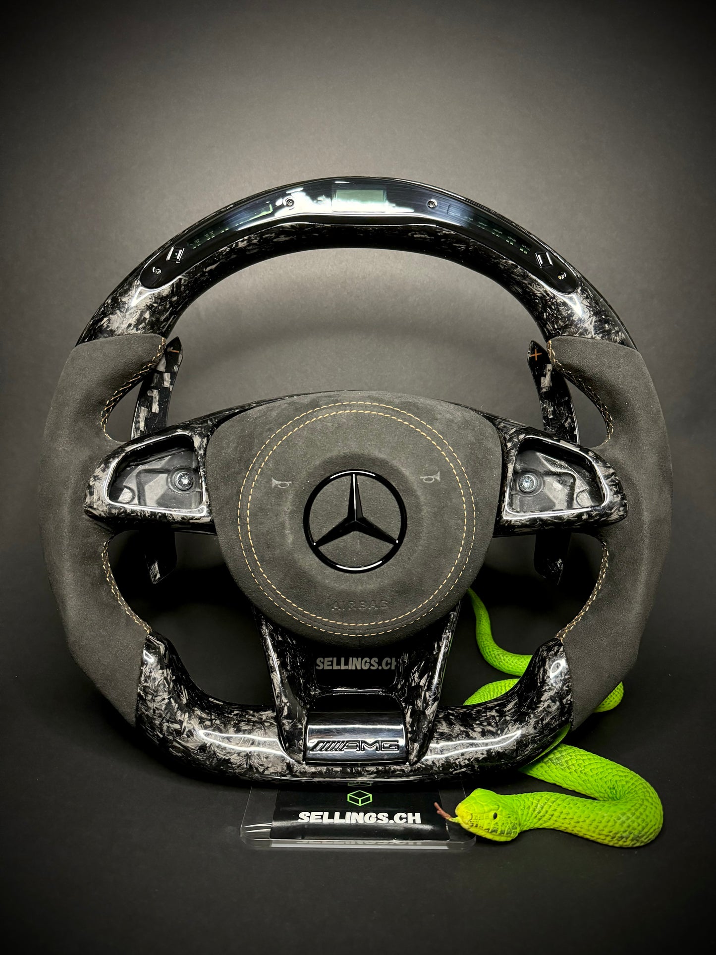 Mercedes AMG Sportlenkrad Forged Carbon (LED)