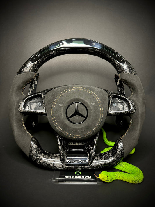 Mercedes AMG Sportlenkrad Forged Carbon (LED)