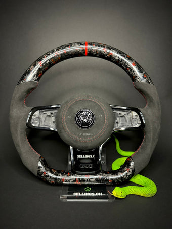 compare product VW Golf 7/7.5 Sportlenkrad Forged Carbon Farbsplitter