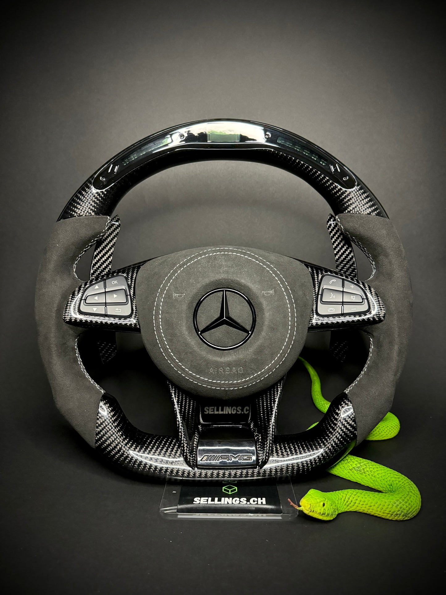 Mercedes AMG Sportlenkrad Carbon (LED)