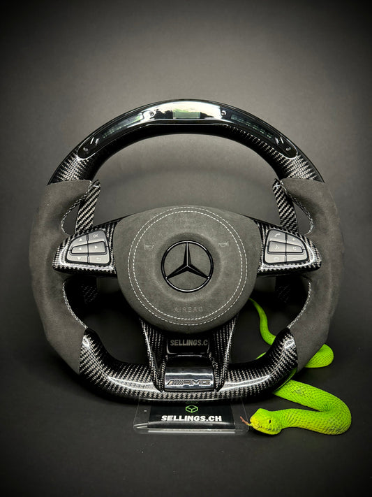 Mercedes AMG Sportlenkrad Carbon (LED)