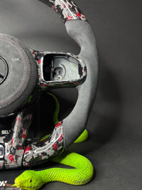 Mercedes AMG Sportlenkrad Forged Carbon Farbsplitter