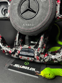 Mercedes AMG Sportlenkrad Forged Carbon Farbsplitter