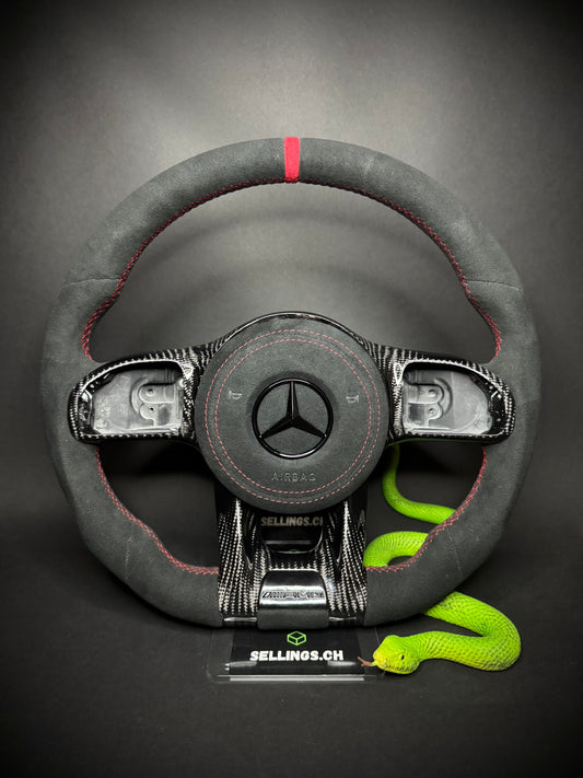 Mercedes AMG Sportlenkrad Alcantara (Upgrade auf Facelift)