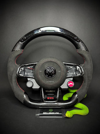 compare product VW Golf 7/7.5 Sportlenkrad Carbon R8 (LED)