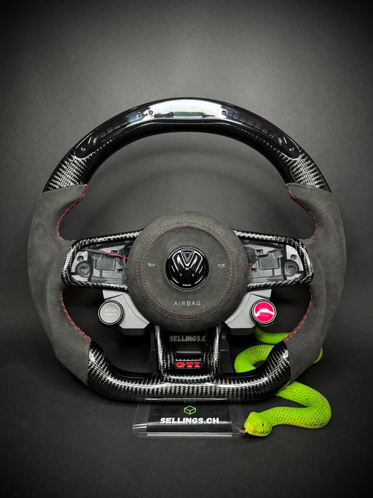 VW Golf 7/7.5 Sportlenkrad Carbon R8 (LED)