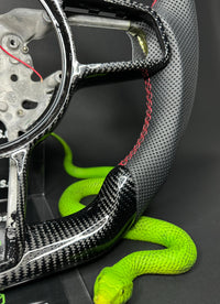 Porsche Sportlenkrad Carbon (LED)