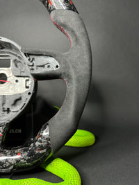 Audi Sportlenkrad Forged Carbon Farbsplitter (LED)