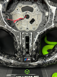 BMW Sportlenkrad Forged Carbon Farbsplitter (LED) G-Serie