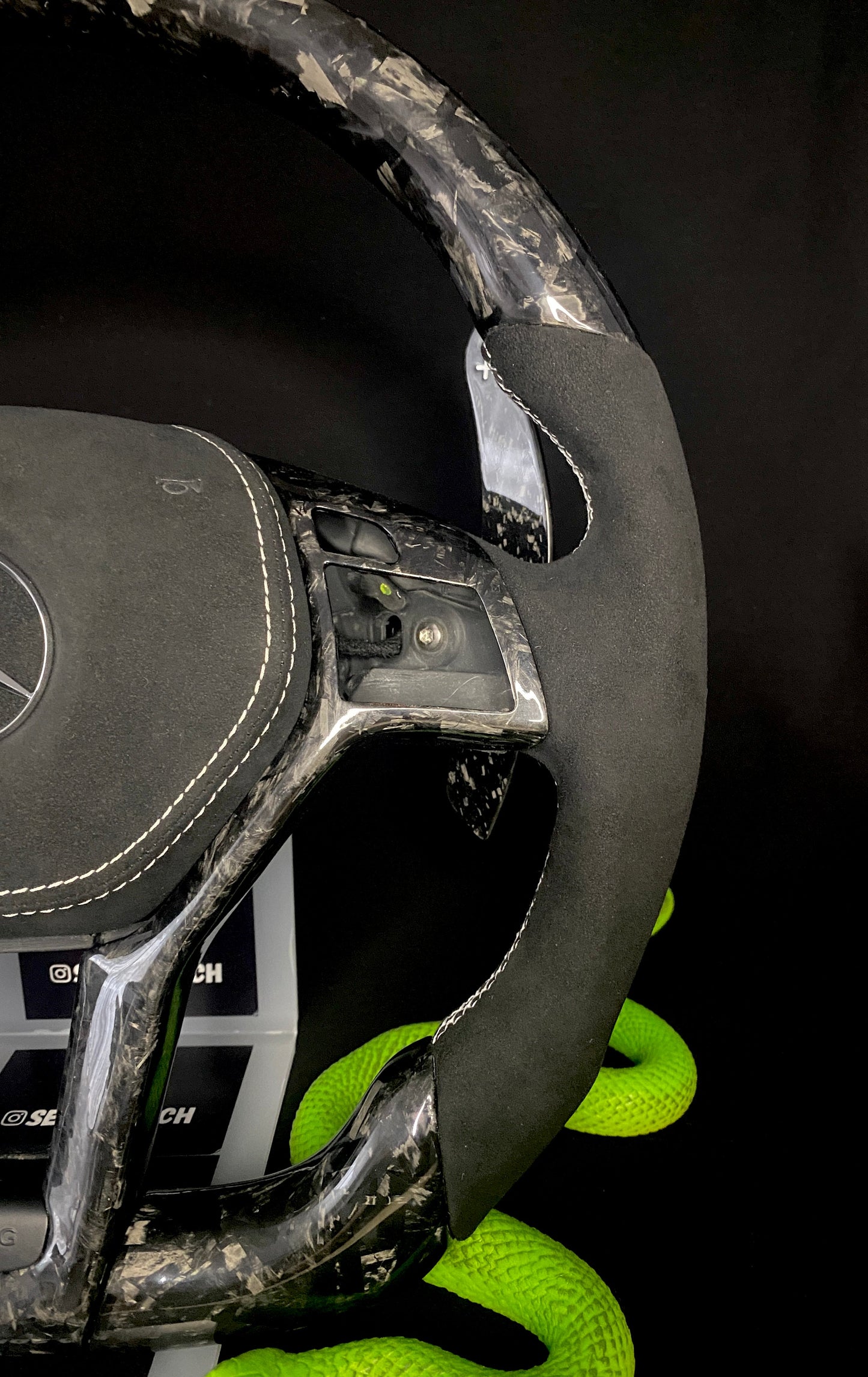 Mercedes AMG Sportlenkrad Forged Carbon (LED)