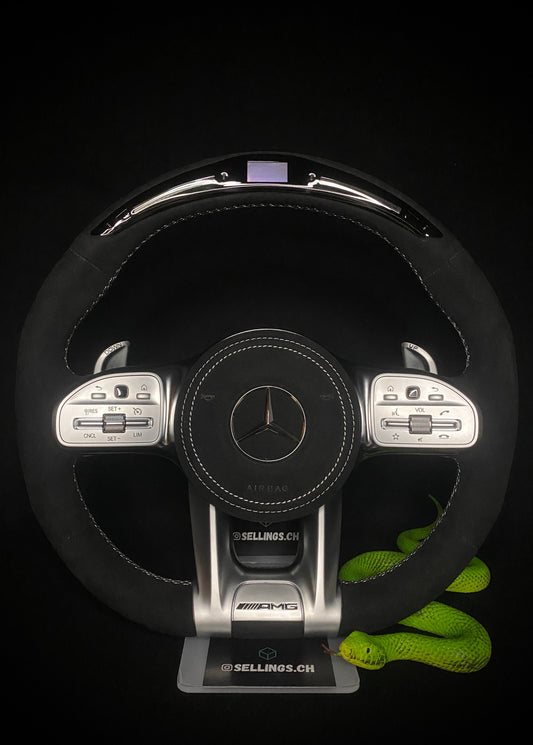 Mercedes AMG Sportlenkrad Alcantara (LED)