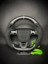 Tesla Sportlenkrad Carbon Matt