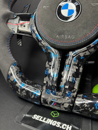 BMW Sportlenkrad Forged Carbon Farbsplitter (LED) F-Serie