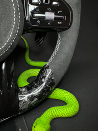 Mercedes AMG Sportlenkrad Forged Carbon Farbsplitter (Upgrade auf Facelift)