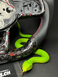 VW Golf 7/7.5 Sportlenkrad Forged Carbon Farbsplitter (LED)