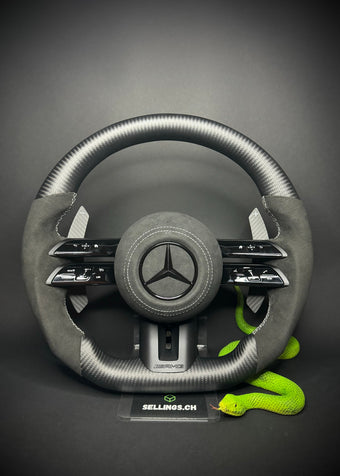 compare product Mercedes AMG Sportlenkrad Carbon Matt (Upgrade auf Facelift)