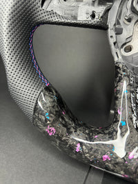 Audi Sportlenkrad Forged Carbon Farbsplitter