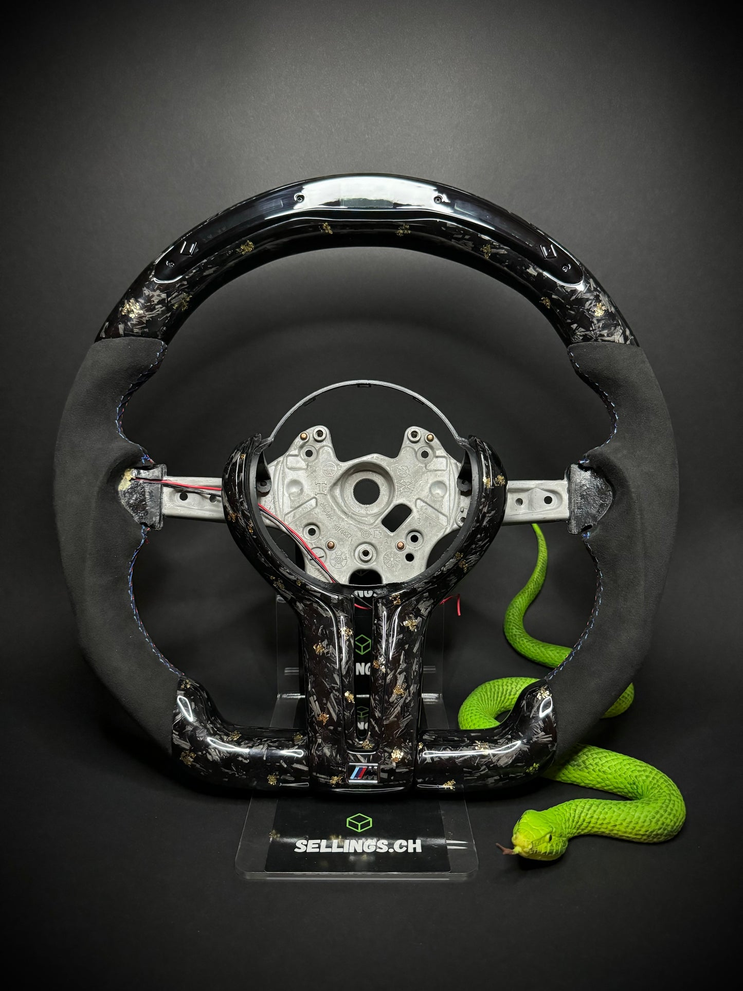 BMW Sportlenkrad Forged Carbon Farbsplitter (LED) F-Serie