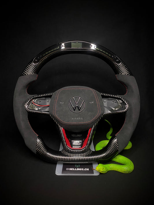 VW Golf 8 Sportlenkrad Carbon (LED)