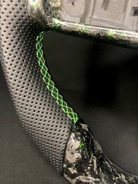 VW Golf 7/7.5 Sportlenkrad Forged Carbon Farbsplitter (LED)