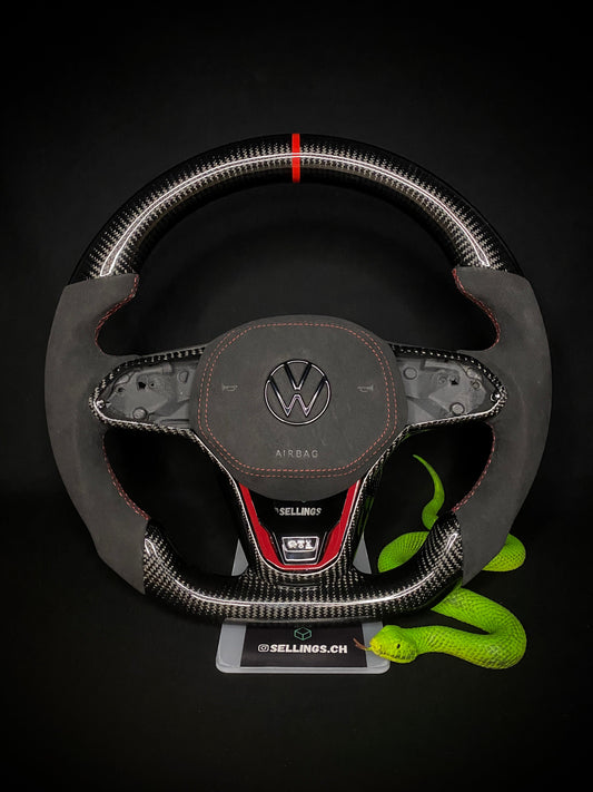 VW Golf 8 Sportlenkrad Carbon