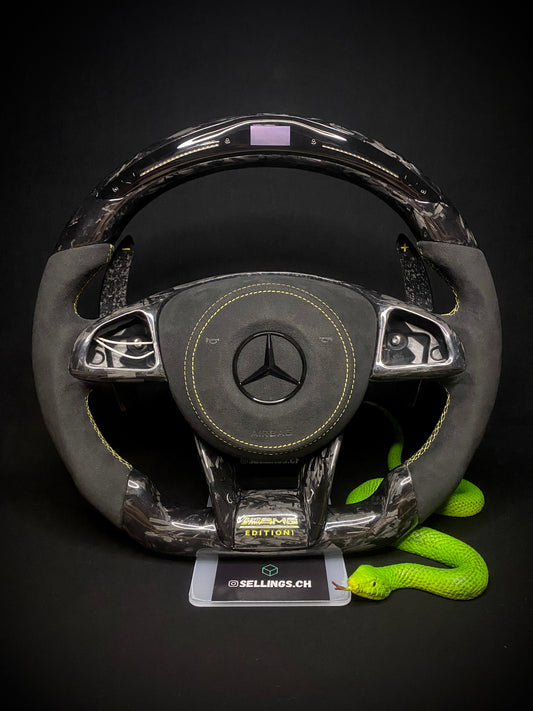 Mercedes AMG Sportlenkrad Forged Carbon (LED)