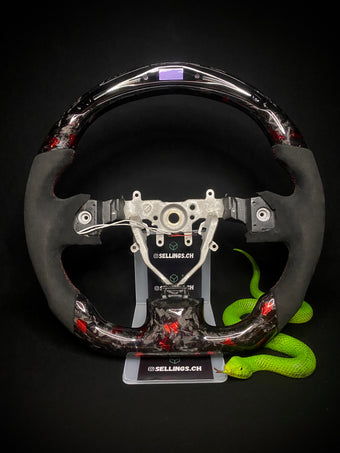 compare product Subaru Sportlenkrad Forged Carbon Farbsplitter (LED)