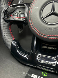Mercedes AMG Sportlenkrad Schwarz (LED)