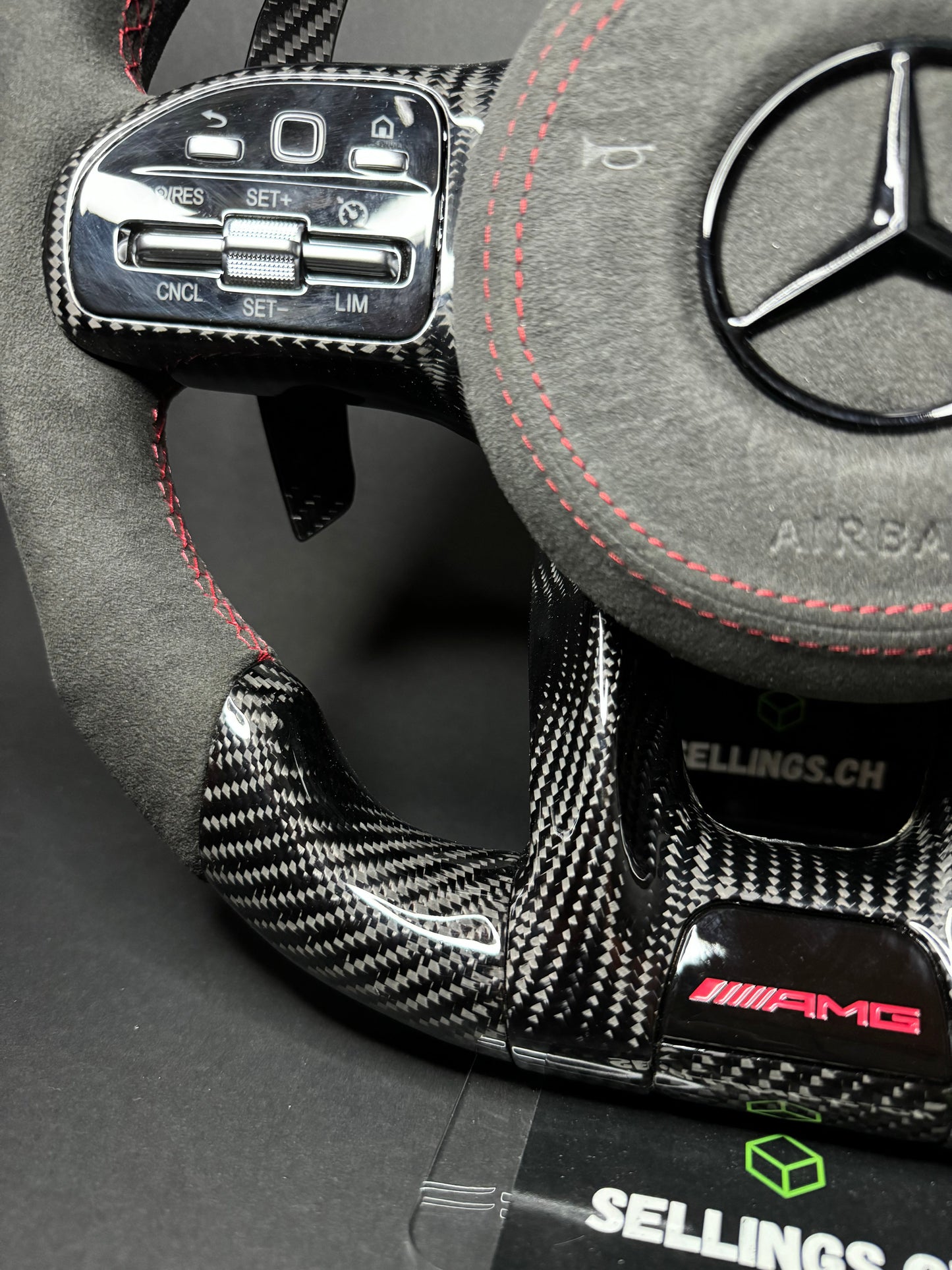 Mercedes AMG Sportlenkrad Carbon LED (Upgrade auf Facelift)
