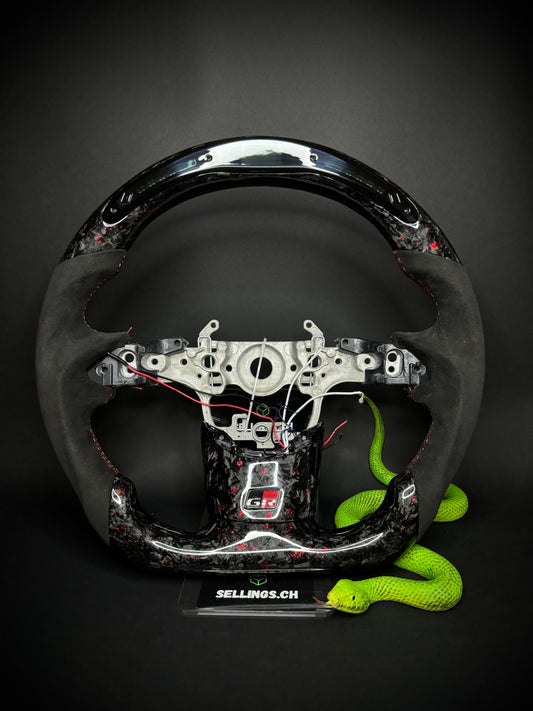 Toyota Yaris GR Sportlenkrad Forged Carbon Farbsplitter (LED)