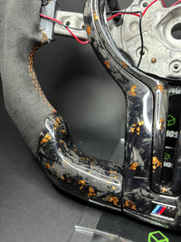 BMW Sportlenkrad Forged Carbon Farbsplitter (LED) F-Serie