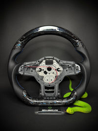 VW Golf 7/7.5 Sportlenkrad Forged Carbon Farbsplitter (LED)