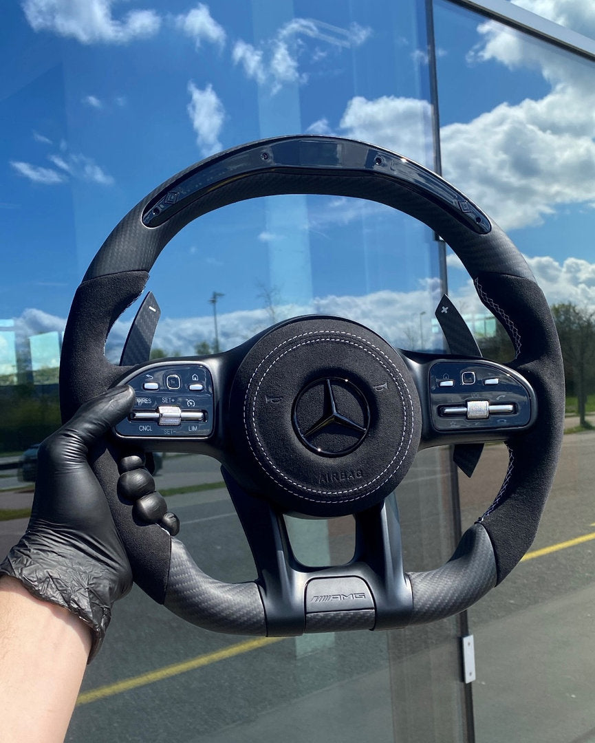 Mercedes AMG Sportlenkrad Carbon Matt (LED)